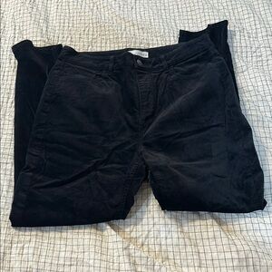 Black Loft Velvet Pants